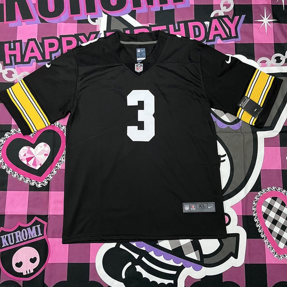 Pittsburgh Steelers Black Jersey #3 WILSON NFL